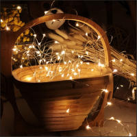 Guirnalda De Luces De Navidad 5M/10M Iluminación Exterior E Interior Para Jardín Casa Árbol Boda Decoración Con Pilas Incluidas - details 9