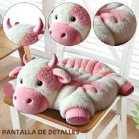 Cojín De Silla De Peluche De Forma De Vaca Para Mascotas Gatos Y Perros Almohadas De Decoración Para Habitación Suministros Para Mascotas - details 14
