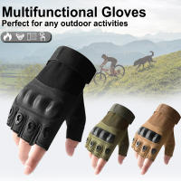 1Par De Guantes Tácticos Para Hombres Sin Dedos Ideal Para Deportes Al Aire Libre Tiro Caza Airsoft Y Ciclismo - details 1