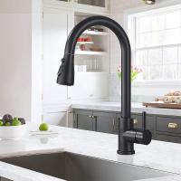 Grifo de Cocina Negro con Rociador Extraíble 360 Grados - Monomando - Acero Inoxidable - details 1