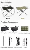 Mesa De Camping WESTTUNE Con Estufa IGT Aluminio Plegable Multifuncional Accesorios Portátil Para Exteriores - details 7