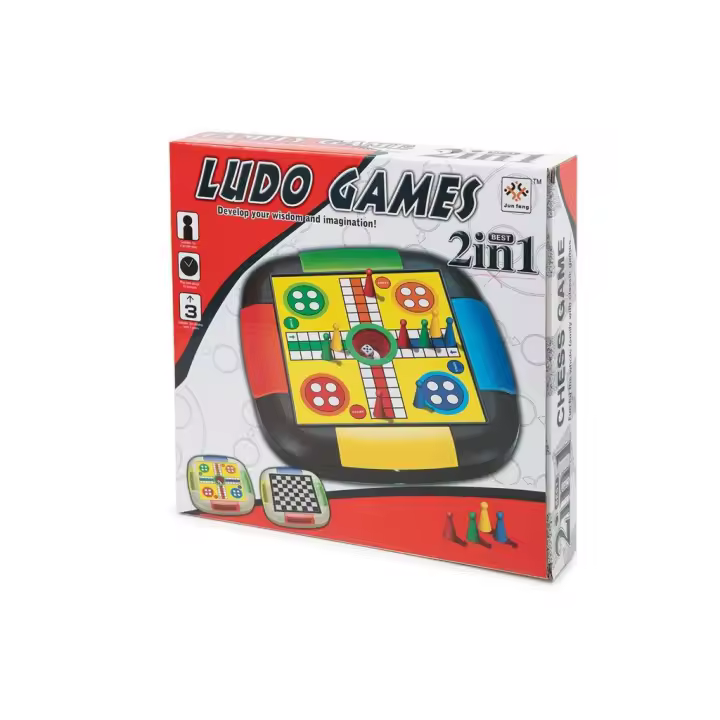 Juegos clásicos de Parchís y Ajedrez para disfrutar - Juguetes y juegos tradicionales de baldosas - 1