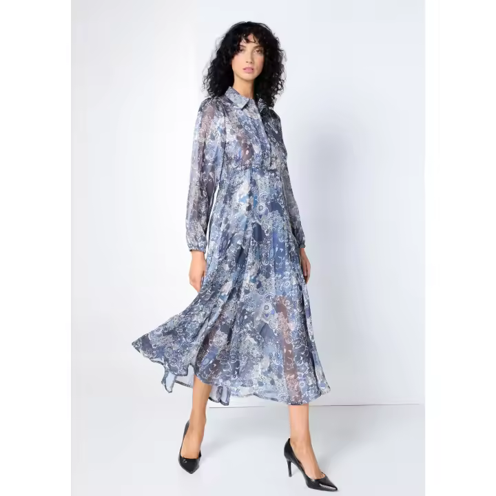 Victorio & Lucchino - Vestido midi fluido con estampado Paisley - 1