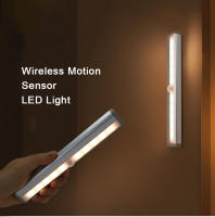 Luz Nocturna LED Con Sensor De Movimiento PIR 10 LEDs Para Armario Escalera Iluminación De Pasillo Lámpara Decorativa Sin Cable - details 0