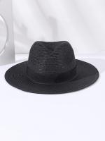 Sombrero De Paja Grande Plegable Para El Verano Con Sombra Personalizable Ecológico Transpirable Para Exteriores Y Playas Protección Solar Amplio - details 2