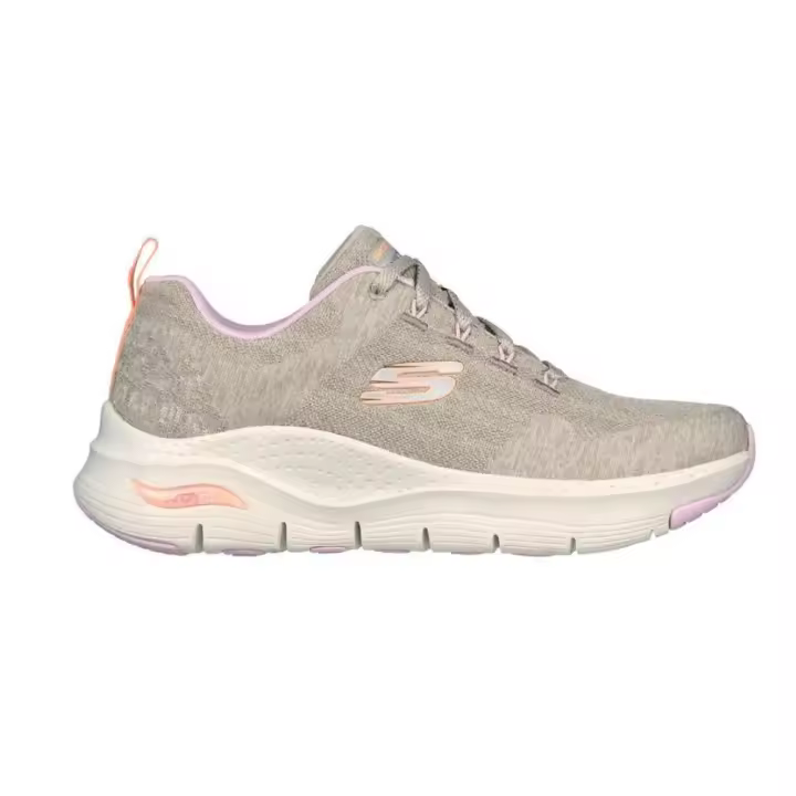 Skechers 149414 Zapatillas deportivas Arch Fit - Comfy Wave de mujer en gris de tejido textil - 1