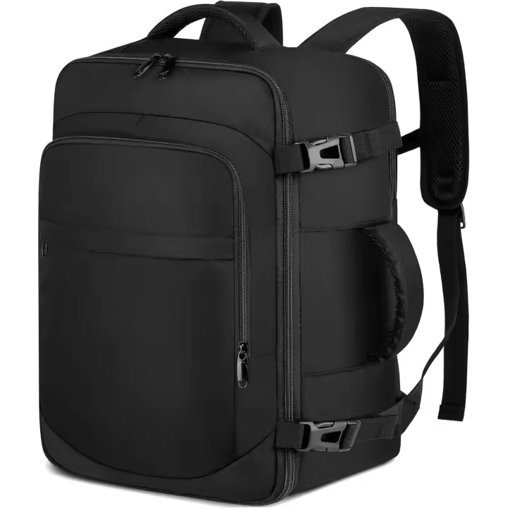 Mochila Viaje Cabina Avion 40x20x25 para Ryanair Equipaje de Mano 40x20x25 Ryanair Mochila Cabina para Ryanair, de Viaje Ryanair 40x20x25 Mochilas Hombre Mujer para Ordenador Portátil 20L Negro - 1