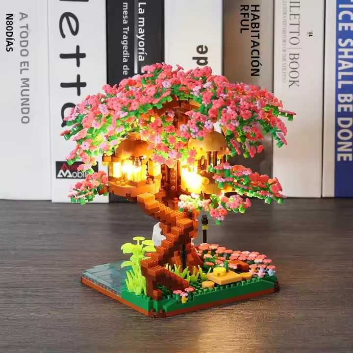 Bloques De Construcción Creativos Sakura House 2000 Piezas Vistas De La Ciudad Modelo De Arquitectura Juguete De Bloques Micro Para Niñas Y Niños Adultos Regalo - 1