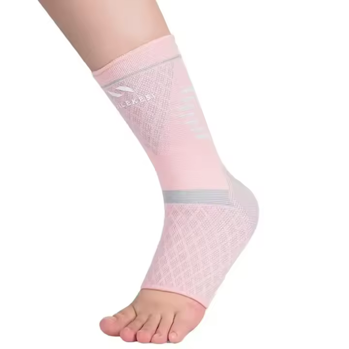 Manguito De Compresión Para Tendinitis De Aquiles Y Fascitis Plantar Soporte De Tobillo Elástico Ajustable Para Deportes Y Actividades Diarias - 1