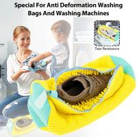 Bolsa De Lavar Zapatos Padded Protector De Ropa Para Máquina De Lavarropa Amigable Bolsa De Secado Para Uso Doméstico - details 1