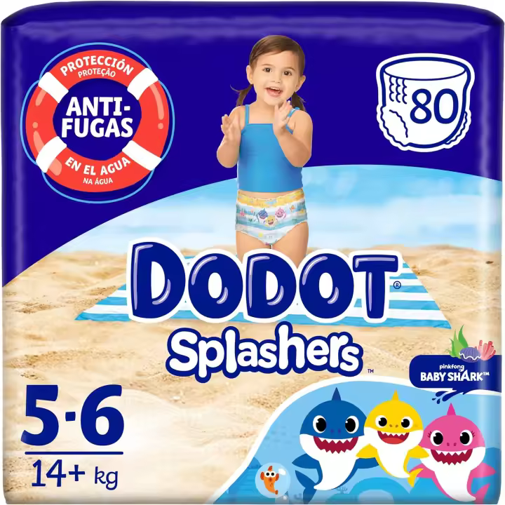 Dodot Splashers Pañales Bebé, Tallas 3,4,5. - 1