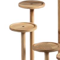 Soporte De Plantas De Madera Para Interior Y Exterior Decorativo Elegante Organizador De Macetas Para Balcones Dormitorios Salones - details 4
