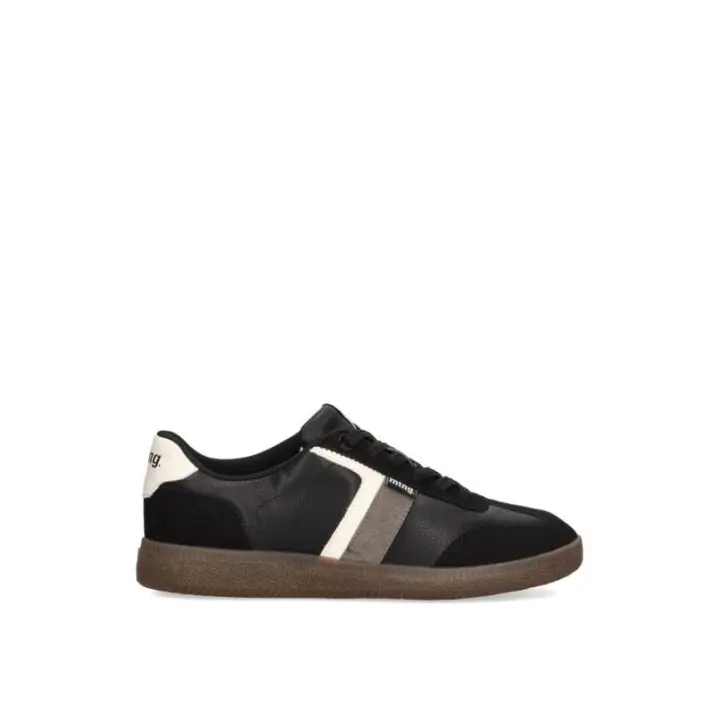 Mustang Deportivo Piso Caramelo 84682 Negro - Deportivas Hombre - 1