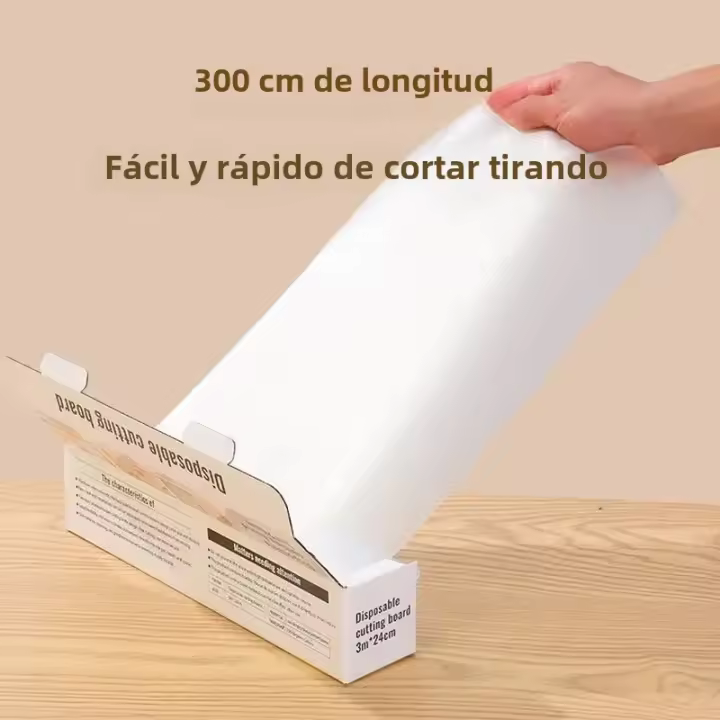 Tablero De Corte Durable De Plástico Para Cocina Tablero De Alimentos Grande Descartable Complementario Para La Mesa - 1