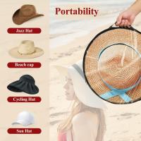 Bolsa de almacenamiento para sombreros de playa, artefacto para guardar sombreros de cubo negros - details 17