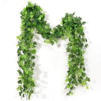 2.1M Artificial Hanging Plant Fake Vine Ivy Leaf Greenery Garland Para Decoración De Jardín Valla Exterior Bodas Fiestas Domésticas - details 7