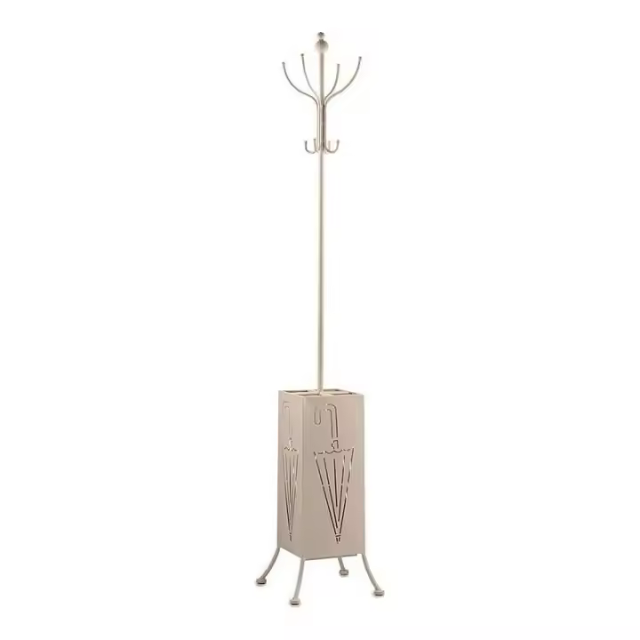 Perchero Paragüero Metal Crema (34 x 188 x 34 cm) - 1