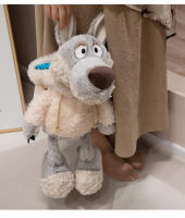 Muñeco De Peluche Navideño Lobo En Ropa De Oveja Suave Almohada De Animales Para Decoración Regalo De Cumpleaños Para Niños - details 12