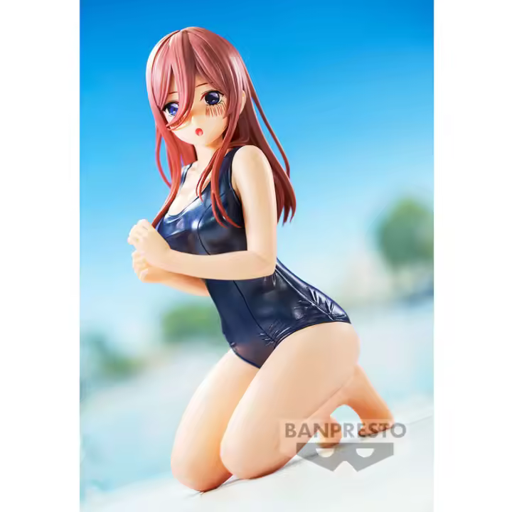 Figura Miku Nakano School Style Celestial Vivi The Quintessential Quintuplets Movie 12cmFigura  Coleccionable - Idea de Regalo- Mercancia Oficial - Juguetes para Niños y Adultos - Movies Fans - Muñeco para Coleccionistas y Exposición - 1