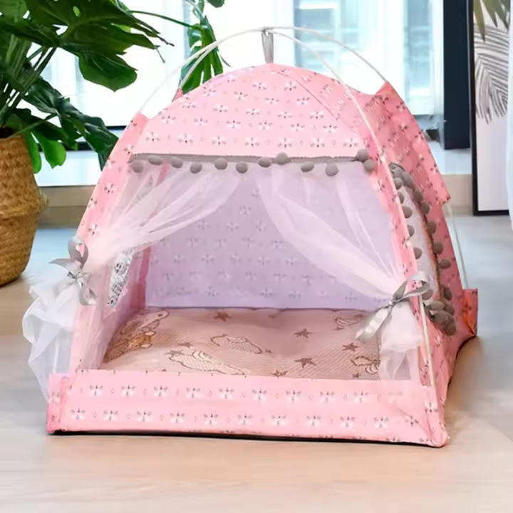 KEMORELA Carpa Para Gatos Y Perros Universal Temporada Completa Transpirable De Veludo 1 Pieza Nido De Mascota Suministros Para Mascotas - 1