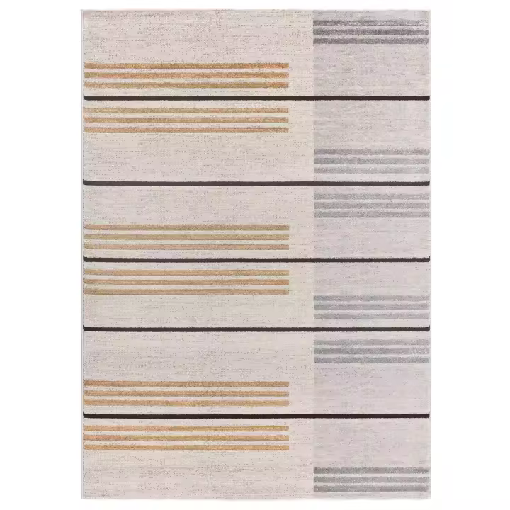 Alfombra interior de estilo étnico en gris y beige - CRAFT 12929 | 80x150, 133x190, 160x230 cm - 1