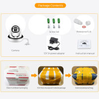 Cámara IP HD 5MP Con Wi-Fi ONVIF H.265 Y Slot SD Alarma De Movimiento Vigilancia De Seguridad Audio Bidireccional ICsee Para Interior Y Exterior - details 1