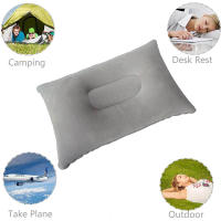 Almohada De Viaje Inflable Para Camping Y Senderismo Soporte De Cuello Cintura Lumbar Para Descanso En Casa Y Oficina - details 3