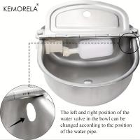 Dispensador De Agua Automático KEMORELA De Acero Inoxidable Para Animales De Granja Tazón De Agua Para Ovejas Y Ganado - details 6