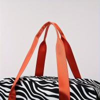 Bolso De Viaje Para Mujer Con Estampado Animal De Nylon Duradero Y Gran Capacidad Bolso Deportivo Grande Para Fin De Semana Y Noche - details 21
