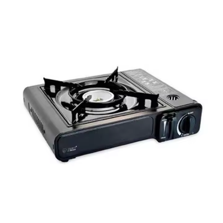 HENING Hornillo Cocina Gas Portatil Con Maleta Para Camping Senderismo y Caravana | Estufa de Gas Ligera y Compacta - 1