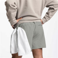 Nuevos Shorts Deportivos Para Hombre 2023 Verano Talla Verdadera Material Poliéster Transpirable Secado Rápido Pantalones Cortos Entrenamiento Running - details 11