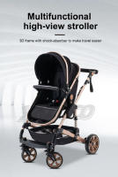 YAZOCO - Cochecito de bebé fácil de doblar, asiento de seguridad, accesorios multifuncionales portátiles, artículos de viaje, estándares europeos, entrega gratuita, gran comodidad en 3 en 1 estrella - details 1