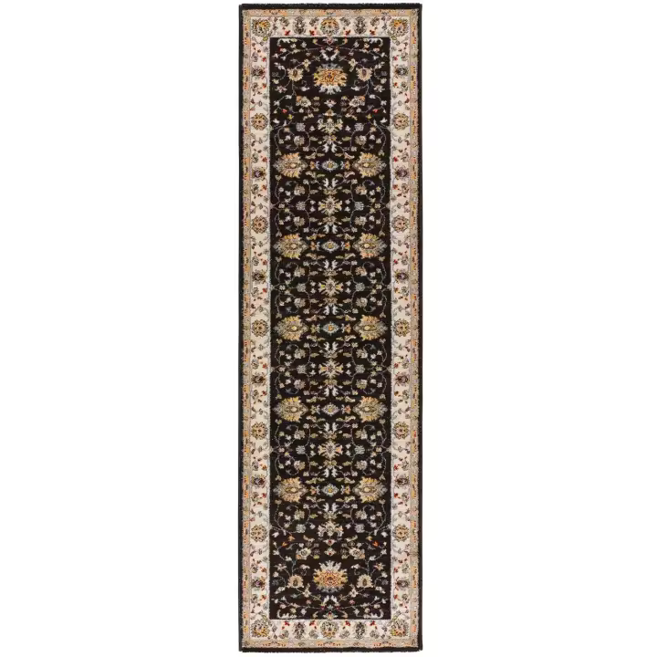 Alfombra interior  de estilo clásico en Antracita - CLASSIC 12505 | 67x250, 80x150, 115x160, 140x200, 160x230, 200x290 cm - 1