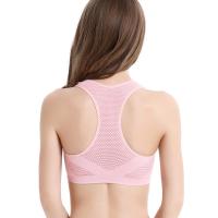 Sudadera Deportiva Transpirable Para Mujer Absorbe Sudor Con Capa Doble Sin Costuras Acolchada Para Gimnasio Correr Fitness Yoga - details 4