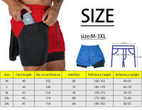 Shorts De Fitness Para Hombre Doble Capa 2 En 1 Deporte Entrenamiento En El Gimnasio Quick Dry Running Verano Shorts Casual - details 0