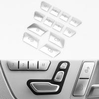 Juego De Cubiertas Para Botón De Memoria De Asiento Y Cerradura De Puerta Interior Para Mercedes Benz C E Class W204 W212 Accesorios De Decoración Del Coche Material ABS - details 2