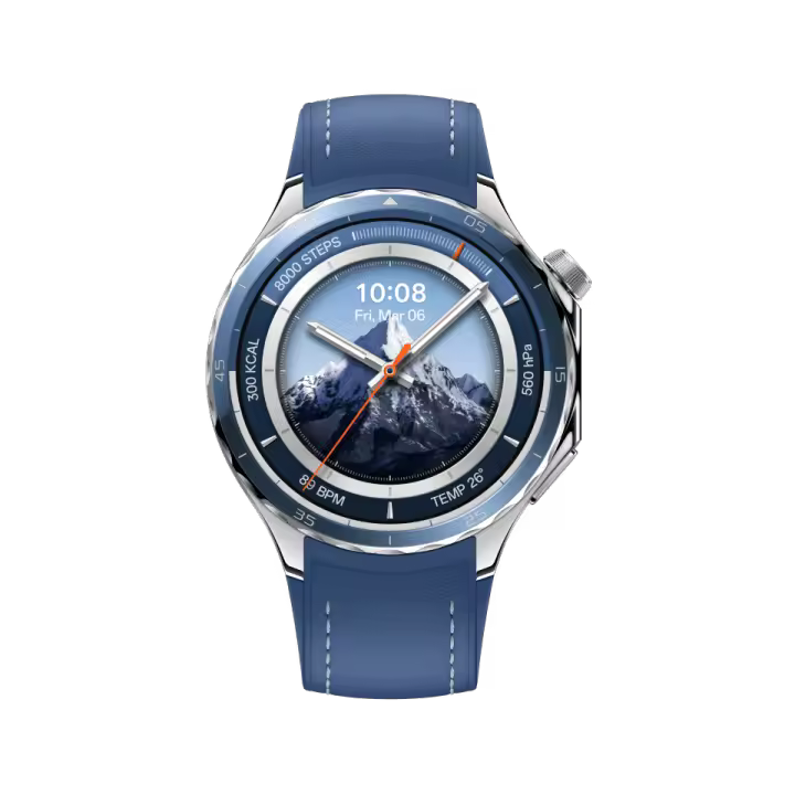 Smartwatch - OPPO Watch X2, Inteligente Reloj, OHealth Control de salud en 60 s, Certificación de grado militar, Batería Hasta 16 dias de autonomia, GPS de doble frecuencia mejorado Entrenamiento profesional, Wear OS by Google, Pantalla LTPO de 1,5" - 1