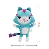 Mochila De Peluche De Gato Sonriente Gabby's Doll House Juguete Para Niños Regalo De Navidad Relleno De Algodón PP Tamaño 20-30cm Unisex - details 11