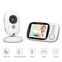 Monitor de vídeo para niños con largo acceso para interiores, monitor de vídeo inalámbrico digital de 2,4 GHz, Llamadas de Audio bidireccional, sensor de temperatura, Modo de suspensión - details 1