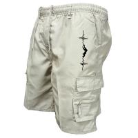 Shorts De Verano Para Hombre Pantalones Casuales Multibolsillos Cargo Cómodos Y Sueltos Estilo Safari Adecuados Para Deportes Al Aire Libre - details 7