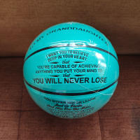 Balón De Baloncesto Estándar Tamaño 7 Para Entrenamiento Con Grabado 'To My Son' Regalo Deportivo Para Cumpleaños Material De Cuero PU Color Azul - details 8