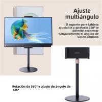 Soporte De Monitor Ajustable De Altura Compatible Con VESA Portátil Para Tableta Hasta 24cm Base Más Ancha Montaje En Escritorio Para Estación De Trabajo En Pie - details 6