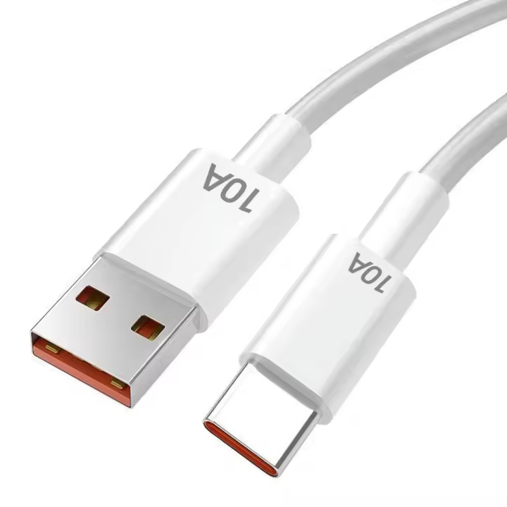 Cable De Carga USB Tipo C 120W 10A Para Teléfonos móviles Compatible Con Huawei P30 Xiaomi Realme Samsung X6 Cable De Datos USB C - 1