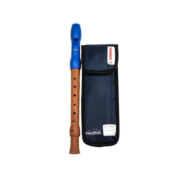 Flauta Hohner Mixta Boquilla Azul Digitación Barroca 3P 9584-2 - 1