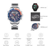 Reloj De Pulsera Para Hombre KAT-WACH De Cuarzo De Alta Calidad Resistente Al Agua Con Calendario Completo Y Alarma Reloj De Pulsera Original De Moda Casual - details 2