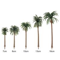 5Pcs Jaulas De Plástico Para Palma De Coco Miniatura Plantas Bonsái Artesanía Micro Paisaje Decoración DIY Modelo De Escenario - details 1