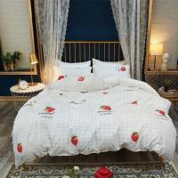 White Floral Duvet Cover Set - 105/135/150cm Nordic Style Bedding | Soft Breathable 3pc Set | Easy Care Home Decor - details 0