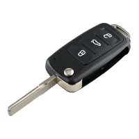 Ociodual Carcasa Llave de Mando 3 Botones Compatible con Golf Mk6 T1guan Polo Passat CC Seat Skoda Octavia, Funda Rígida Shell Case Cover - details 1