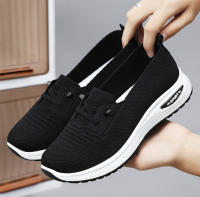 Zapatos Casuales Para Mujer En Color Rosa Zapatos De Malla Transpirables Y Moda Para Caminar Y Correr Zapatillas Planas Vulcanizadas 2024 - details 11