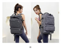 Mochila de Viaje de Gran Capacidad para Mujer Bolso Cruzado Multifuncional con Cinturón de Cojín de Aire Hecho en Oxford, Patrón Sólido - details 26